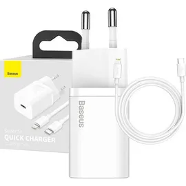 Baseus Super Si 20W Wall Charging Set White