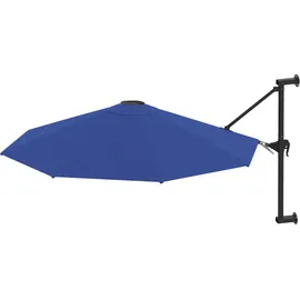 furnicato Wandschirm Ø 300 cm Blau