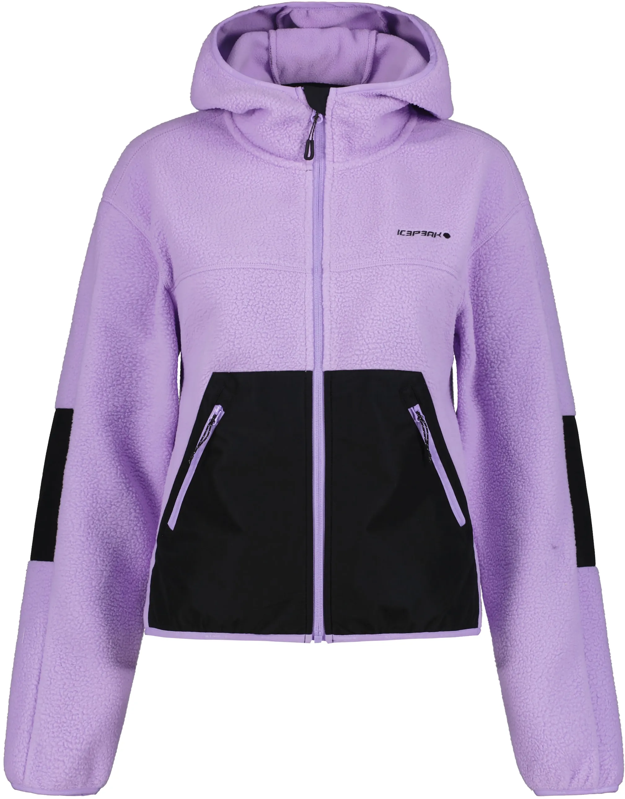 Fleeceshirt »LAVENDER«, mit Logoprägung auf der Brust, Gr. S, LAVENDER, , 82368116-S