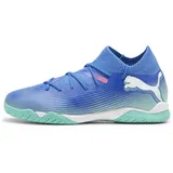 Puma Unisex Future 7 Match IT + Mid Jr Soccer Shoe, Bluemazing White-Electric Peppermint, 33 EU - 33 EU