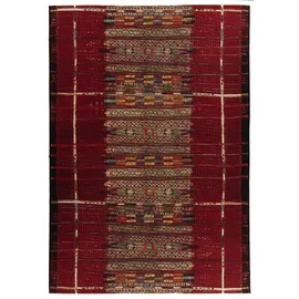 Gino Falcone Teppich GINO FALCONE "Outdoor-Africa 38" Gr. 3, rot, B:120cm H:5mm L:180cm, Kunstfaser, Teppiche, Teppich, Flachgewebe, Ethno Style, In- und Outdoor geeignet