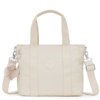 Kipling Female ASSENI Mini Small Tote (with Removable shoulderstrap), Beige Pearl