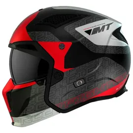 MT Helmets Streetfighter Sv Totem Grau/Rot XS