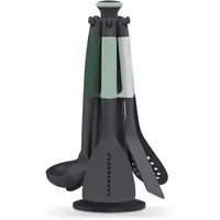 Joseph Joseph Elevate Küchenhelfer-Set, 6-teilig mit drehbarem Ständer, ergonomische