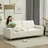 Homcom 3 Sitzer Sofa-193L x 77B x 80H cm-Cremeweiß | Gr.: onesize