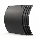 Solarpanel Flexibel, 920W Solarpanel Camping, 230W x4 Komplett Schwarze Solarmodul, Geeignet für Balkonkraftwerk, Verwenden Sie spezielle Anti-Riss-Materialien, Bis zu 300° Biegung, Wasserdicht IP67