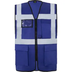 Korntex Multifunktionale Comfort-Fit Warnweste Hamburg - royal blue - M