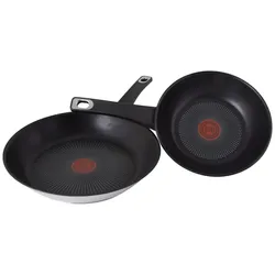 Pfannenset Tefal Jamie Oliver Schwarz 2-teilig