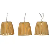 Lumineo LED solar Lichterkette Lampenschirme 4,5m - Solarlichterkette Solarkette Gartenbeleuchtung Partylichterkette Außen Garten, Balkon, Solarstring, Beleuchtung de Garten, Außenbeleuchtung,