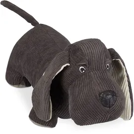 Relaxdays Türstopper Hund, Creme,Dunkelbraun