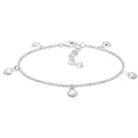 Elli Armband Muschel silber 925 Sterling Silber Größe 16