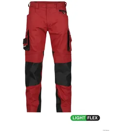DASSY Arbeitsbundhose Nova 200846 PESCO63 Gr. 66-STANDARD rot/schwarz