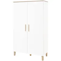 Pinolino Kinderkleiderschrank Lumi 110 x 189 x 56 cm Eiche weiß