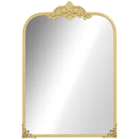 Homcom Wandspiegel 60 x 87 cm Gold