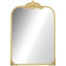 Homcom Wandspiegel 60 x 87 cm Gold