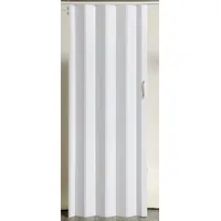 Vivaldi Falttür Höhe 203 cm für Türbreite bis 92 cm Schiebetür weiß gewischt acco 049 (1 Packung Karton, 1-St., 1 Set), teils montiert weiß