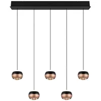 Trio Xxxl Led-Hängeleuchte schwarz - 10.5x200x100 cm Lampen Leuchten, Innenbeleuchtung, Hängelampen, Pendelleuchten