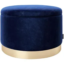 Phoenix Sitzhocker SUE Polyester 55 x 35 x 55 cm Blau