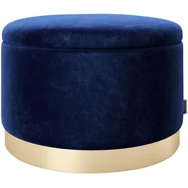 Phoenix Sitzhocker SUE Polyester 55 x 35 x 55 cm Blau