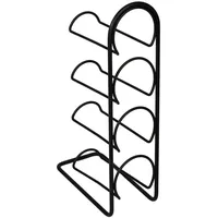 [en.casa] Anchamps Weinregal 43,5 x 11,5 x 21 cm Schwarz