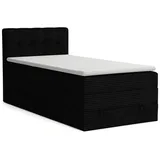 Deine Möbel 24 JUNG 90 x 200 cm H3 Beige/Grau/Schwarz