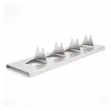 Paella World Grillguthalter 30 x 8 x 4,5 cm Edelstahl weiß