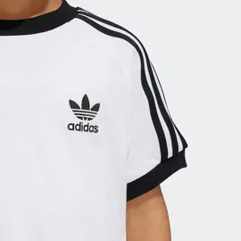 adidas T-Shirt ADIDAS ORIGINALS "3STRIPES TEE", Jungen, Gr. 110, weiß, Obermaterial: 100% Baumwolle, Rundhals, Shirts T-Shirt