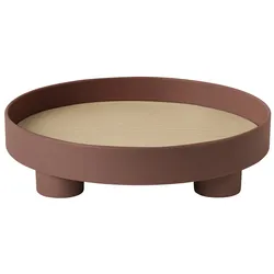 Muuto - Platform Tablett, dunkelrot