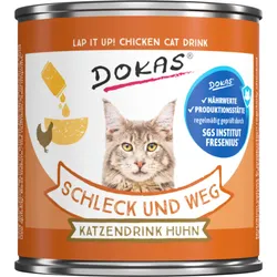 DOKAS Katze Drink Katzen-Snack Katzendrink Huhn