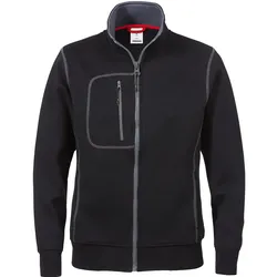 Damen Sweatjacke "1748 DF" - XL - schwarz
