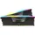 Corsair Vengeance RGB 16GB 2x8GB Bis zu 5200MHz CL40 Intel XMP 3.0 Desktop-Arbeitsspeicher – Schwarz