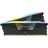 16GB 2x8GB Bis zu 5200MHz CL40 Intel XMP 3.0 Desktop-Arbeitsspeicher – Schwarz