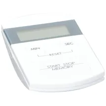 TFA Quarz Digital Kurzzeitmesser 8,4 x 7,7 x 1,6 cm Weiß