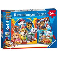Ravensburger Paw Patrol 3 x 49 Teile Puzzle für Kinder ab 5 Jahren, 0