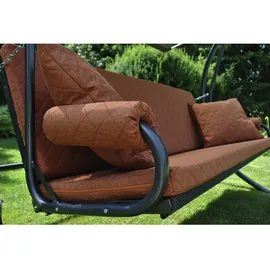 Angerer Elegance Joy terracotta/beige 3-Sitzer