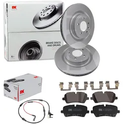 Nk Bremsscheiben+ Beläge Hinten Passend Für Land Range Rover + Sport + Discovery: Bremsscheibe Rover: Lr033302 Land Rover: Lr033302 Land Rover: Lr0990