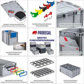 Proregal Eurobox NextGen Portable Duo 32 x 40 x 60 cm 3-tlg. grau