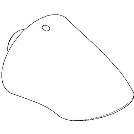 KWC AR Duschkopf, AQUAJET-Slimline, DN15, Wandanschluss, Strahlboden, 6l, 16 Grad,