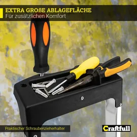 Craftfull CF-133B Haushaltsleiter 5 Stufen