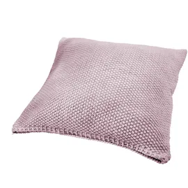 Hahn Haustextilien Kissenbezug STRICK 50 x 50 cm Rosa