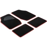 Walser Universal Fußmatten Matrix Komplett-Set schwarz rot