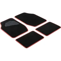 Walser Universal Fußmatten Matrix Komplett-Set schwarz rot