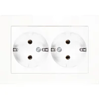 Panasonic Doppelsteckdose 2 St. Weiß