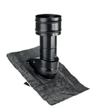 Zehnder Dachhaube 200 Steildach schwarz 6 - 60 Grad