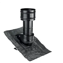 Zehnder Dachhaube 200 Steildach schwarz 6 - 60 Grad