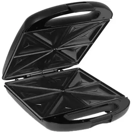 Tristar Sandwichmaker Antihaftbeschichtung, Überhitzungsschutz Schwarz