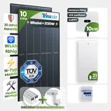 10kWp Huawei PV-Anlage 22x Trina 465Wp Black Frame Schrägdachmontage 21kWh Speic...