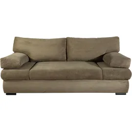 Collection AB Schlafsofa Polyester 2-Sitzer Grün