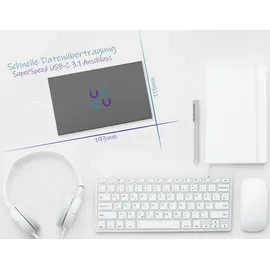 Hurricane 3518C3 6 TB USB-C grau