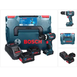 Bosch GSB 18V-90 C inkl. 2 x 8,0 Ah + L-Boxx